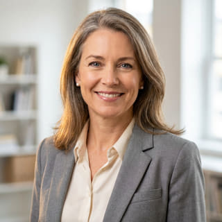 Sarah Coleman, bei Klar Zinsmehrenz als Chief Financial Officer geführt, auf einem Profilbild