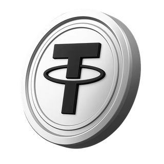Bereich für Kontoinformationen mit Tether USDT Coin